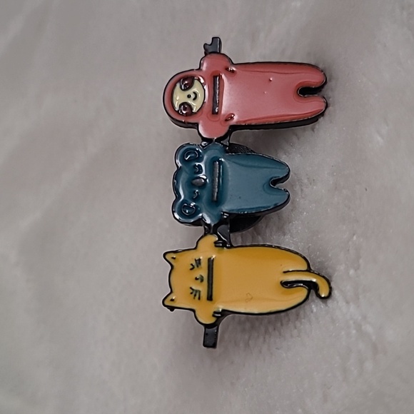 Cat, Koala, & Sloth Hangin With Friends Enamel Pin - Picture 11 of 12